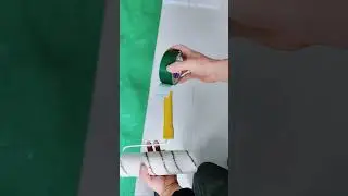 Easy way to apply tape using a paint roller #shorts