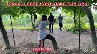 3 feet Girls Highjump #cpophysical #cpo #ytshorts #shortvideo #highjump  #uppolice #uppoliceconstabl