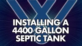Installation of a 4400 gallon Septic / Holding Tank
