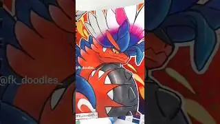 Drawing Koraidon from Pok&eacute;mon Scarlet!