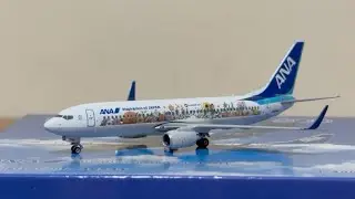 🌸 ANA Flower Jet | 1:400 Boeing 737-800 by Phoenix Models (JA85AN)