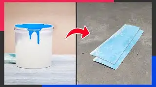 How to make Plastic sheet at Home from waste Paint bucket