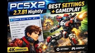 Robot Alchemic Drive (PS2) | PCSX2 2.7.81 Nightly Settings + Gameplay Test