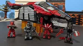 Обзор диорамы Banished Phantom (обзор диорамы Halo Mega Construx MOC) Разбор диорамы