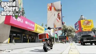 GTA 5 but It&rsquo;s Filled with Chinese Style Billboards | Mod Showcase