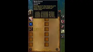 Rune of Blade Dance | Season of Discovery WoW Classic.
