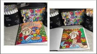 Coco Woyo |Cozy Christmas |#coloring #coloringbook #relaxing #satisfyling #coloring #christmas 