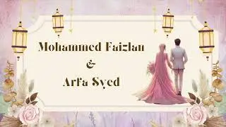 Faizlan & Arfa e invite