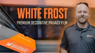 Geoshield Flat Glass Film &ndash; White Frost