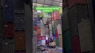 Take His Forklift License 🪪 Away 🤣😂 #funny #forklift #forkliftservice