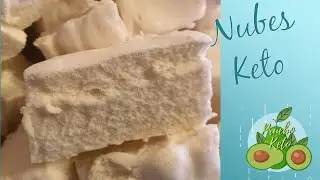 Nubes keto / keto marshmallow #keto | sin azúcar by @WholesomeYum