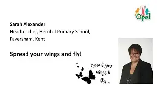 Sarah Alexander: Spread your wings and fly!