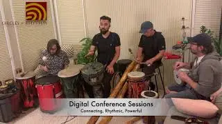 Connection - Digital Conference Sample - Connecting rhythmically, together. Zoom Team Building