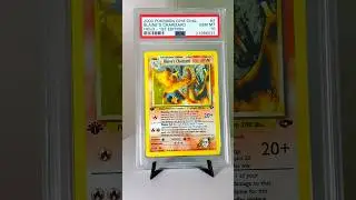 PSA 10 1st Edition Blaines Charizard From Gym Challenge