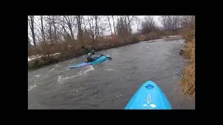 Clinton river kayaking 12-28-'25 misc surf