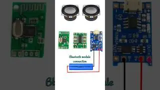 Bluetooth module with amplifier circuit connection kaise kare ✅//Bluetooth speaker connection//