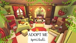 Cozy Strawberry Shortcake House Speed Build 🍓Roblox Adopt Me!