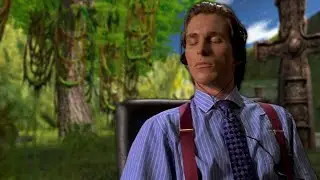 Patrick Bateman listening to music from Mobius The Last Planet