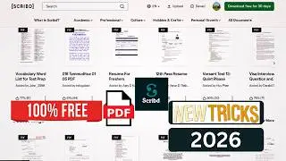 how to download scribd pdf free | scrib se pdf dowload kese kre free me | 2026 best pdf tool