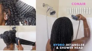 ОБЗОР: Душевая лейка Conair InfinitiPRO Hydro-Detangler | Режим мытья