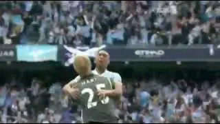 gol de kun aguero el heroe de manchester city,, campeon de la premiere league 2012