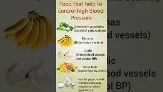 #Food that control high blood pressure#Healthy food#K.N Healify.
