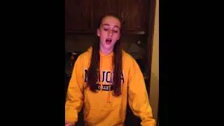 Megan Harrison singing Titanium