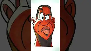 Drawing Lebron James With Copic Markers! #shorts