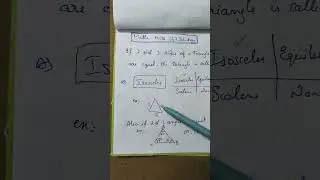 🧮♾️Maths MCQ 147 solution 🧮♾️ Isosceles Triangle #powertutorials #shorts