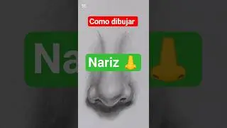 🤯COMO DIBUJAR NARIZ REALISTA