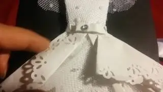 Paper wedding  Dress