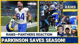 RAMS SQUAD SHOW: RAMS SURVIVE VS PANTHERS ON PARKINSON'S GAME-WINNG TD IN CLOSING SECONDS