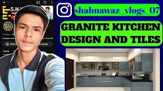 how to granite kitchen design and tiles work❓️#vlogs #shvlogs0078 #tiles