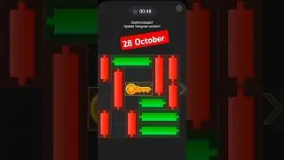 28 October mini Game 🎮💎 puzzle solve 100% Hamster Kombat To puzzle #fun Gme 392 #stg