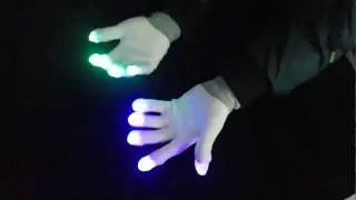 RGB Flashing Led Gloves, Magical Led Light Up Gloves