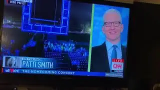 Homecoming Concert in NYC is delayed Patti Smith interview with Anderson Cooper