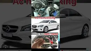 Mercedes Benz Cla 200 AC Not working and Temperature sensor #mercedesbenz #trending 
