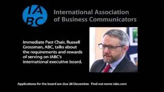 Take the lead: Call for applications to the IABC executive board now open