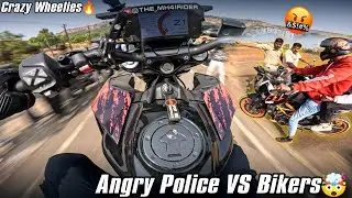 Angry Police vs Bikers 😱 | Saputara Ride Gone Wrong | Duke 390 Crash 🤯