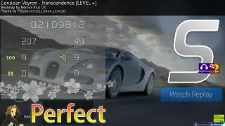 6,52 ⭐ Filippu | Cerulean Veyron - Transcendence [LEVEL 4] +HDNCHR 97.22% FC #1 | 342pp - osu!