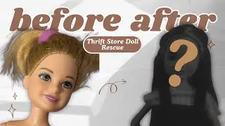 До и после &mdash; Спасение куклы из комиссионного магазина &mdash; Op-Shop Stacie