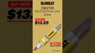 In Stock | DEWALT DW2700 #6 Drill/Drive Unit | Authorized Distributor | KPaul &ndash; Veteran Owned