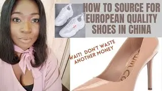 How to Source for Quality European American Shoes/Products on China Site 1688. #import #source #shoe