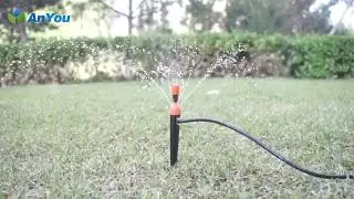 360 Degree Water Flow Irrigation Drippers on Stake | Micro sprinkler irrigation | Garden irrigation