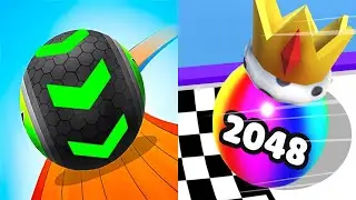 Going Balls VS Ball Merge 2048 - All Levels Gameplay Android, ios (Part 249)