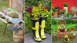 35+ Best Repurposed Garden Container Ideas and Designs for 2021 | DIY Gardening