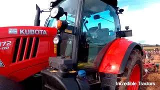 2019 Kubota M7172 Premium KVT 6.1 Litre 4-Cyl Diesel Tractor (170/175HP) with Kverneland Plough