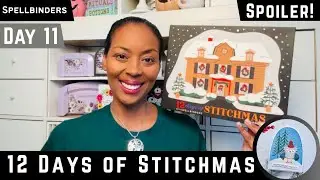 Спойлер! День 11 ~ 12 дней Stitchmas | Spellbinders #teamspellbinders