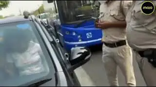 महिला ने किया #Police​ पुलिस से झगड़ा #Mask​ मास्क न पहने पर देखिए पूरा #Video​ वीडियो