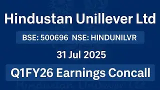 Hindustan Unilever Ltd Q1FY26 Concall | Earnings Conference Call Q1 Results 2026 #HUL #Concall